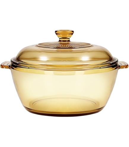 Amazon | Visions 2.5リットル アンバーガラス セラミックソースパン